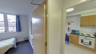 360° view of a Single One Bed Flat in The Pavillions