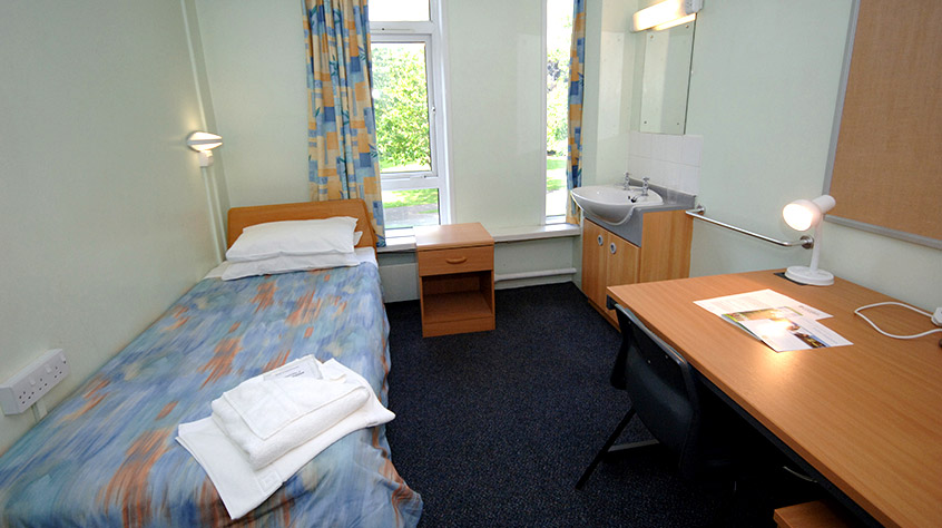 internal shot of Lasdun student accommodation