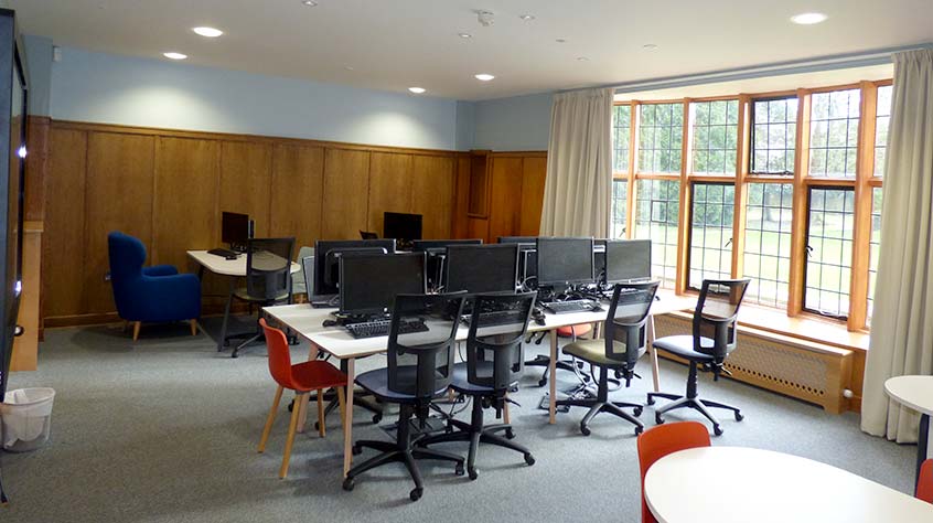 An interior view of Manorcroft Lodge student accommodation