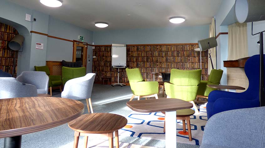 An interior view of Manorcroft Lodge student accommodation