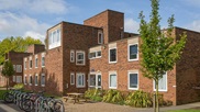 An external shot of Southmeade Court student accommodation
