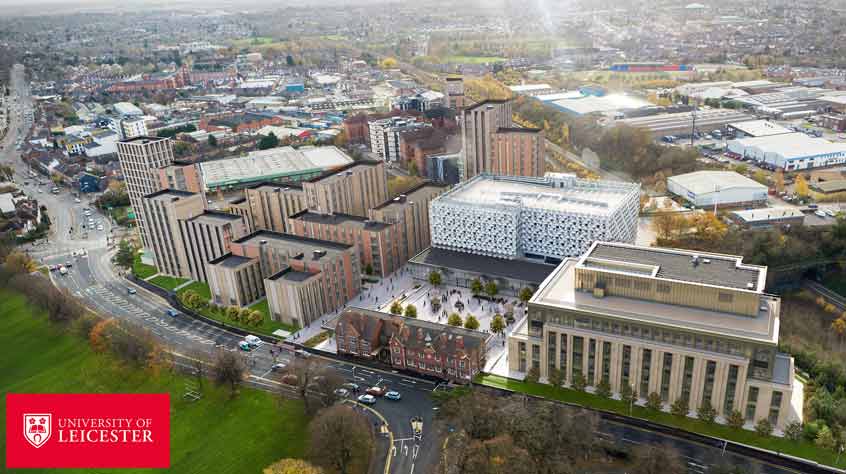 Aerial view of the Freemen's development