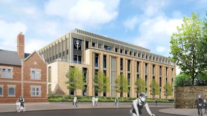Artist interpretation of Freemen's campus development