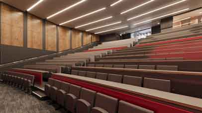 Lecture hall in Freemens