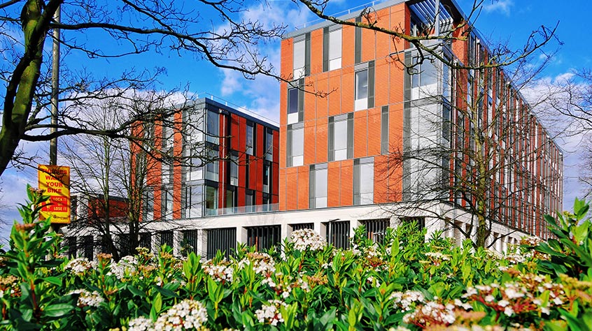 front view of george davies centre