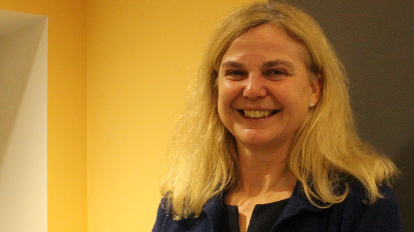 Prof Sarah Davies, Pro Vice-Chancellor and Head of the College of Science and Engineering, hosted the event