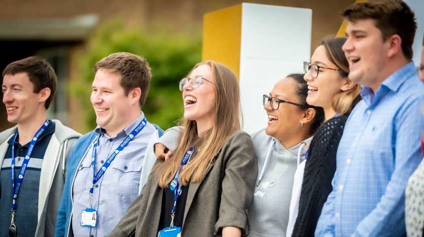 The Future Student's Office team posing for a picture