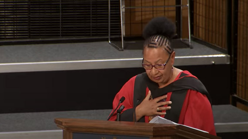 Jane Esuantsiwa Goldsmith at graduation