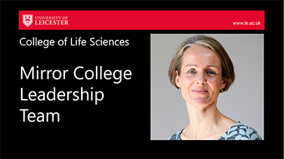 Title card for Mirror College Leadership Team video showing Natalie Armstrong