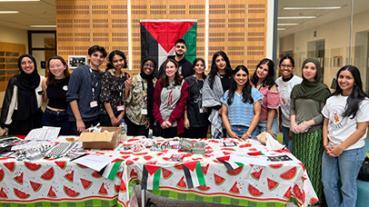 Group of bake sale volunteers