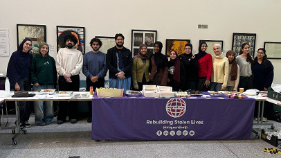 Bake sale volunteers