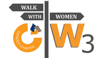 Walk with women logo from Athena Swan
