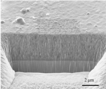 Focused Ion Beam in use.