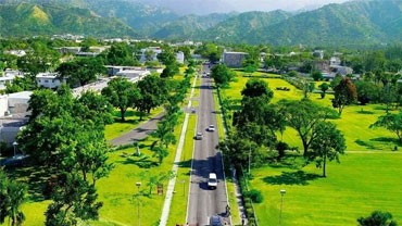 Aerial view over Kingston