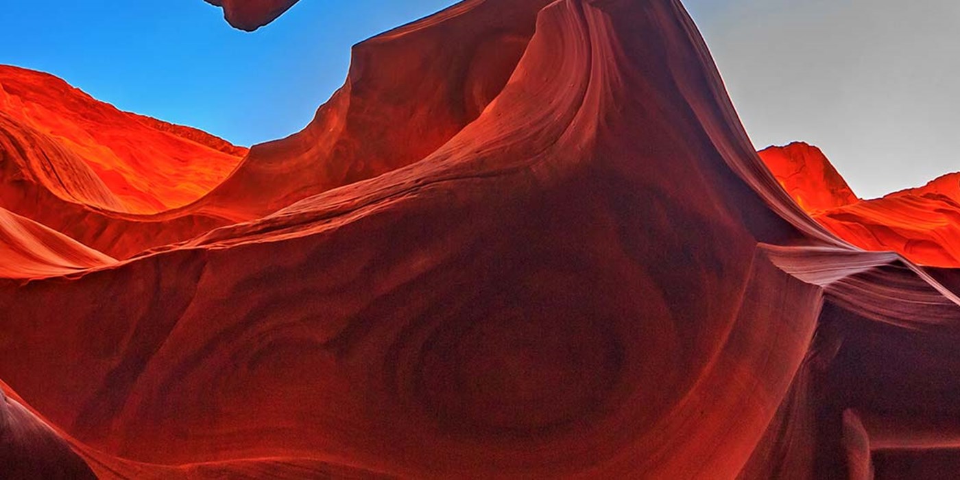 red sandstone canyon in arizona usa