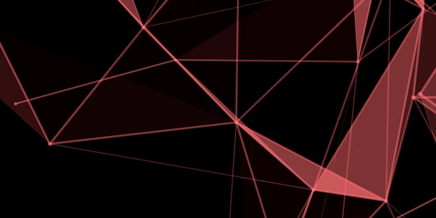 Red and black abstract graphics 