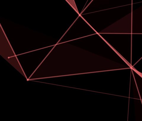 Red and black abstract graphics 