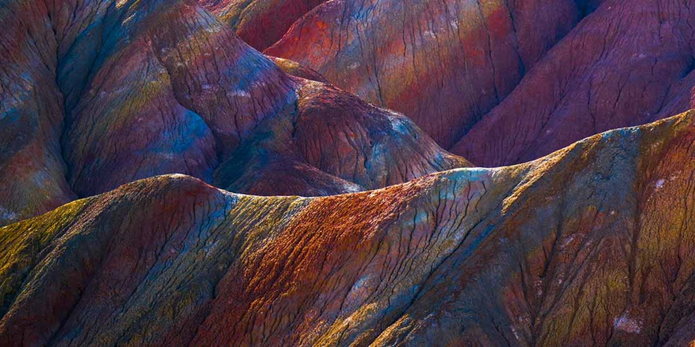 rainbow mountains zhangye danxia geopark china