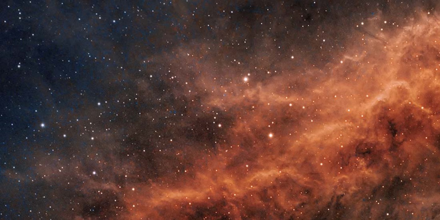 view of the california nebula
