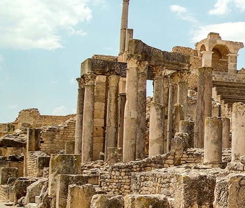 ancient colosseum ruins