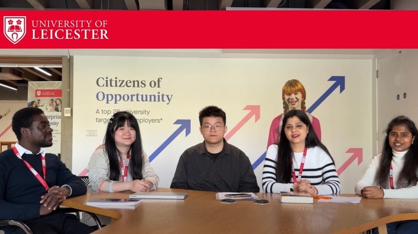 Thinking about a Masters in International Education?  Wondering what it's really like at Leicester?  Join Afra, Jikai, Qian, Isaac, and Timsi, international students themselves, for an honest chat about the MA.
