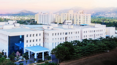 Wide view of The Apollo University (TAU) in India.