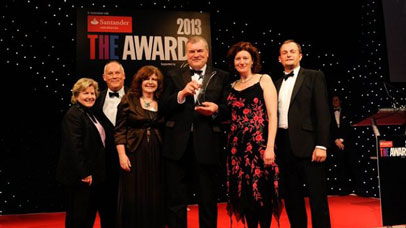 ULAS team at The Awards ceremony, posing for a picture.