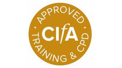 CIfA training and CPD approved logo