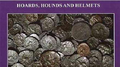 Close up of Hoards, Hounds and Helmets book