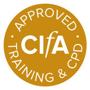 CIfA logo for approved training and CPD