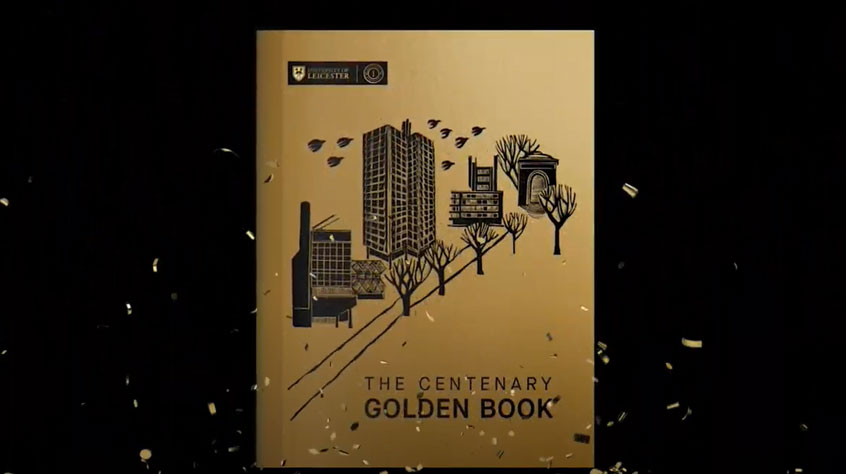 Front cover of the Centenary Golden Book