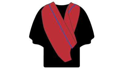 Illustration of foundation degree in science graduation gown