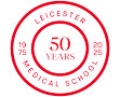 Leicester Medical School 50 years logo