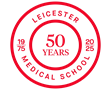 Leicester Medical School 50 years logo