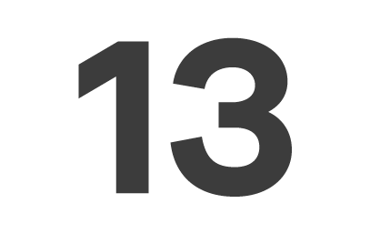 number 13