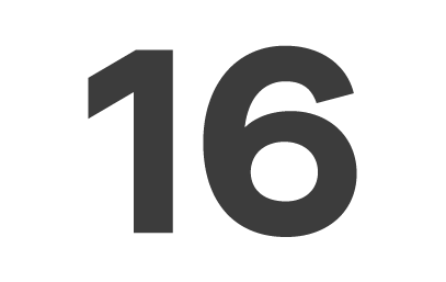number 16