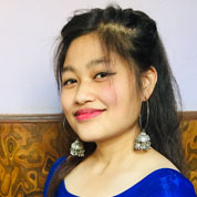 Anubhooti Shrestha, a volunteer