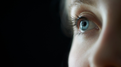 ESRC Reading Goals Project image of woman's eye