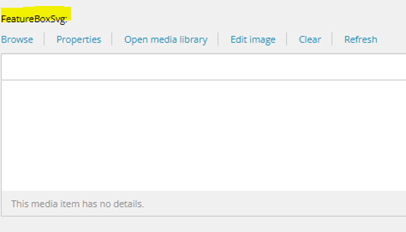 View of the backend of a Content Management System