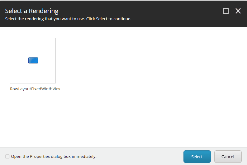 View of the backend of a Content Management System