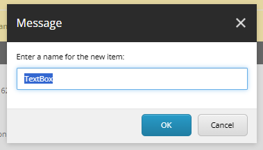 View of the backend of a Content Management System