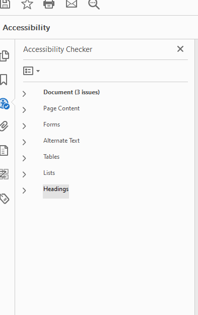 View of the backend of a Content Management System
