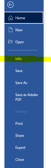 View of the backend of a Content Management System