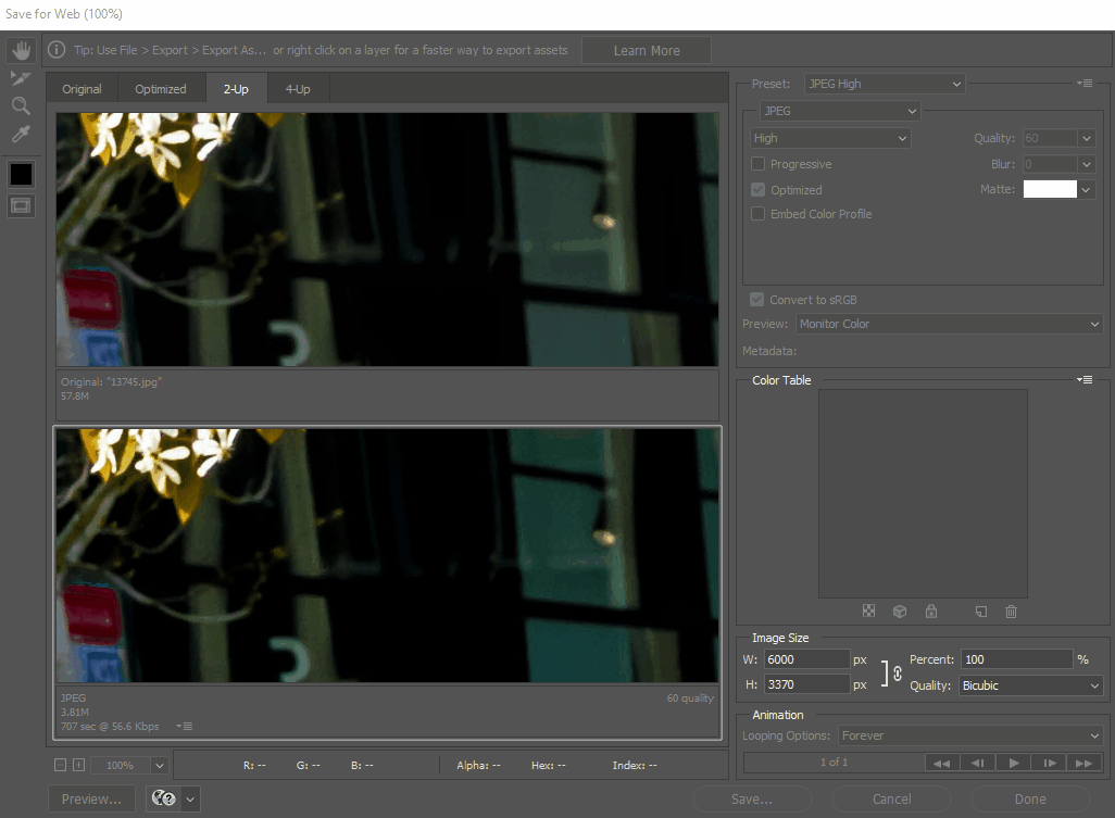 View of the backend of a Content Management System