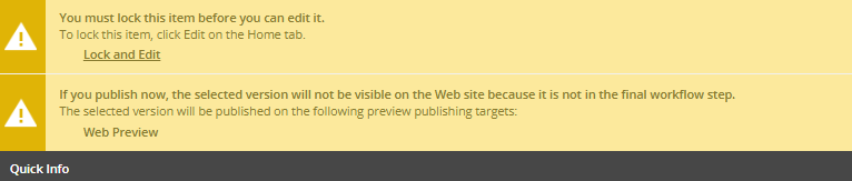 Gif showing a Content Management System
