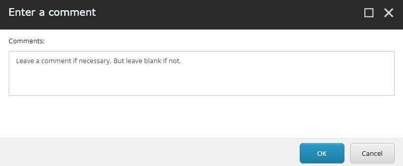 View of the backend of a Content Management System