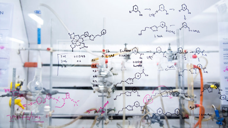 Drawings of molecular structures