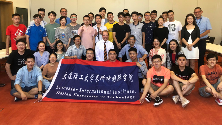 Welcome to our first students from Dalian!
