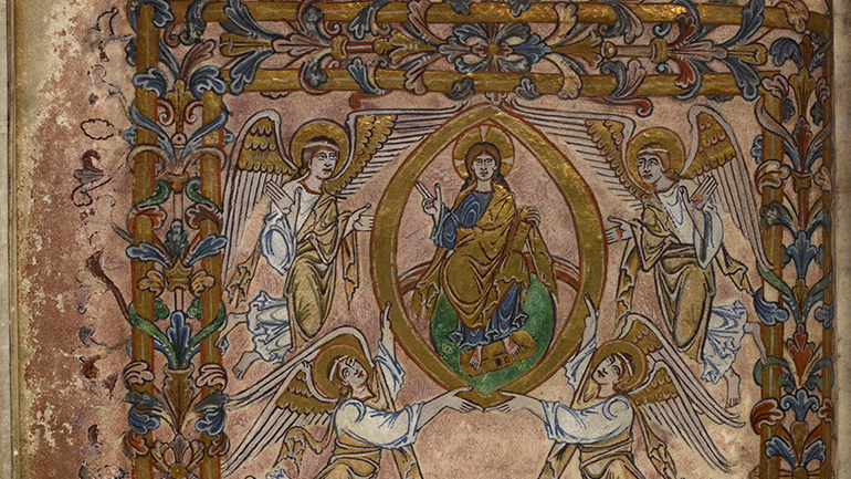 King Edgar’s Charter for the New Minster, Winchester – British Library, Cotton MS Vespasian A VIII ff.2v-3r