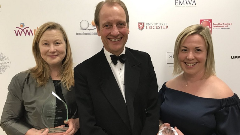 Dr Emma Parker, Professor Paul Boyle and Professor Emma Bunce